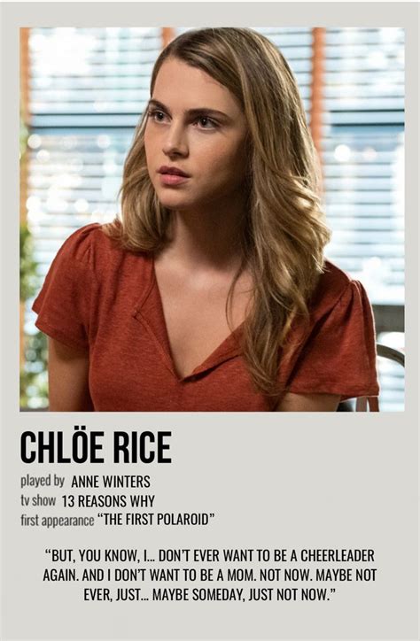 chloe 13 reasons why|13 reasons why chloe rice.